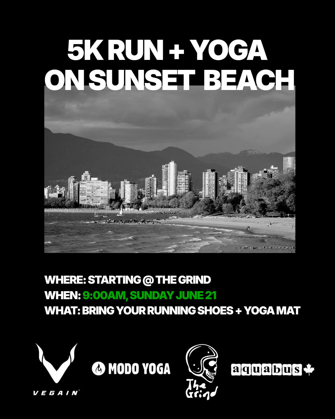 5K Run + Beach Yoga Vancouver 5K Run + Beach Yoga Vancouver